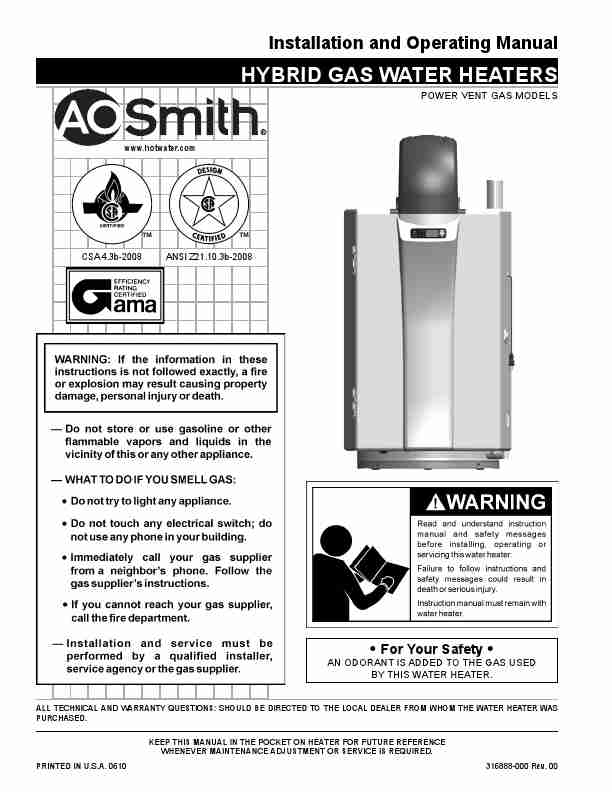 A O  Smith Water Heater HYB-90N-page_pdf